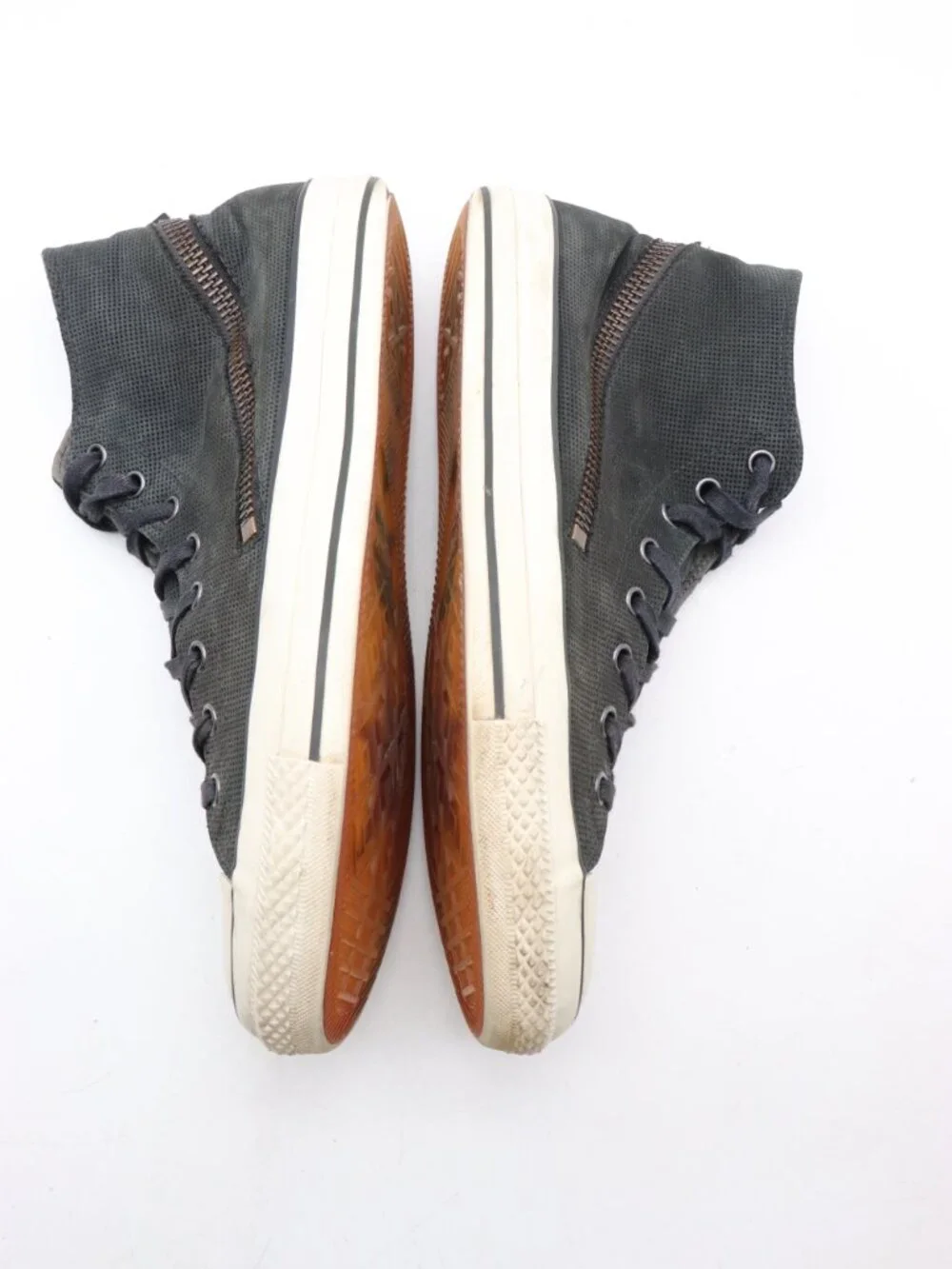 Converse Chuck Taylor All Star Mens 13 Womens 15 Tornado Zip Hi Black Sneaker - Picture 8 of 12